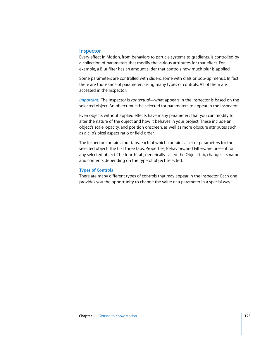 Inspector | Apple Motion 3 User Manual | Page 125 / 1288