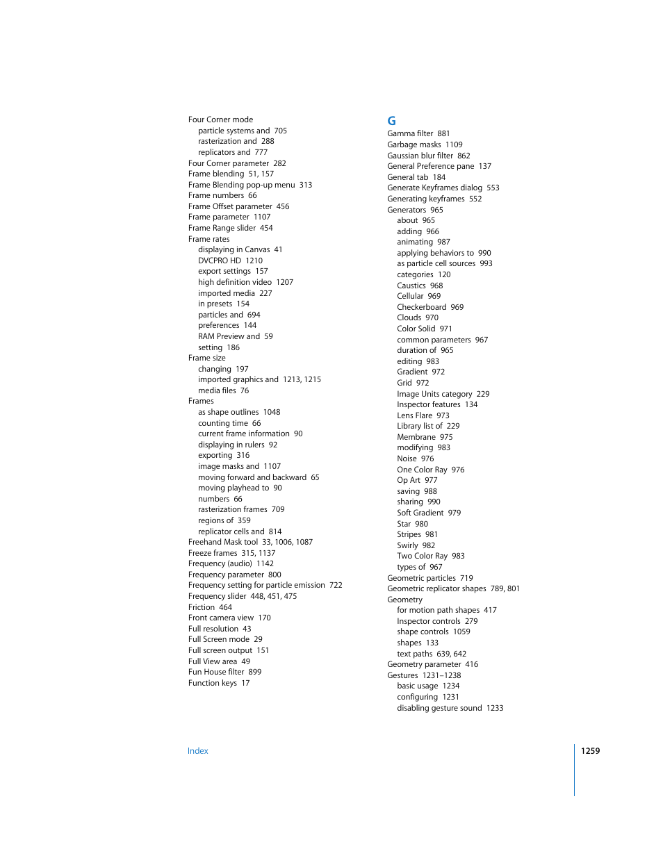 Apple Motion 3 User Manual | Page 1259 / 1288