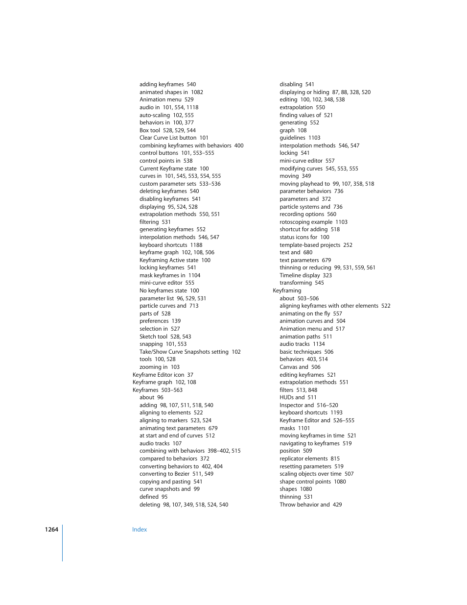 Apple Motion 3 User Manual | Page 1264 / 1288