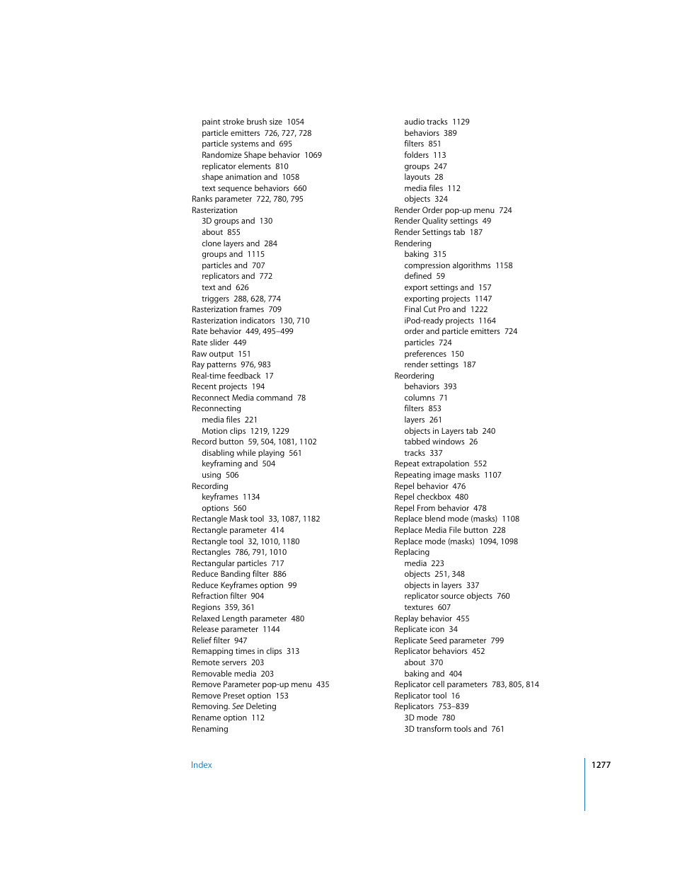 Apple Motion 3 User Manual | Page 1277 / 1288