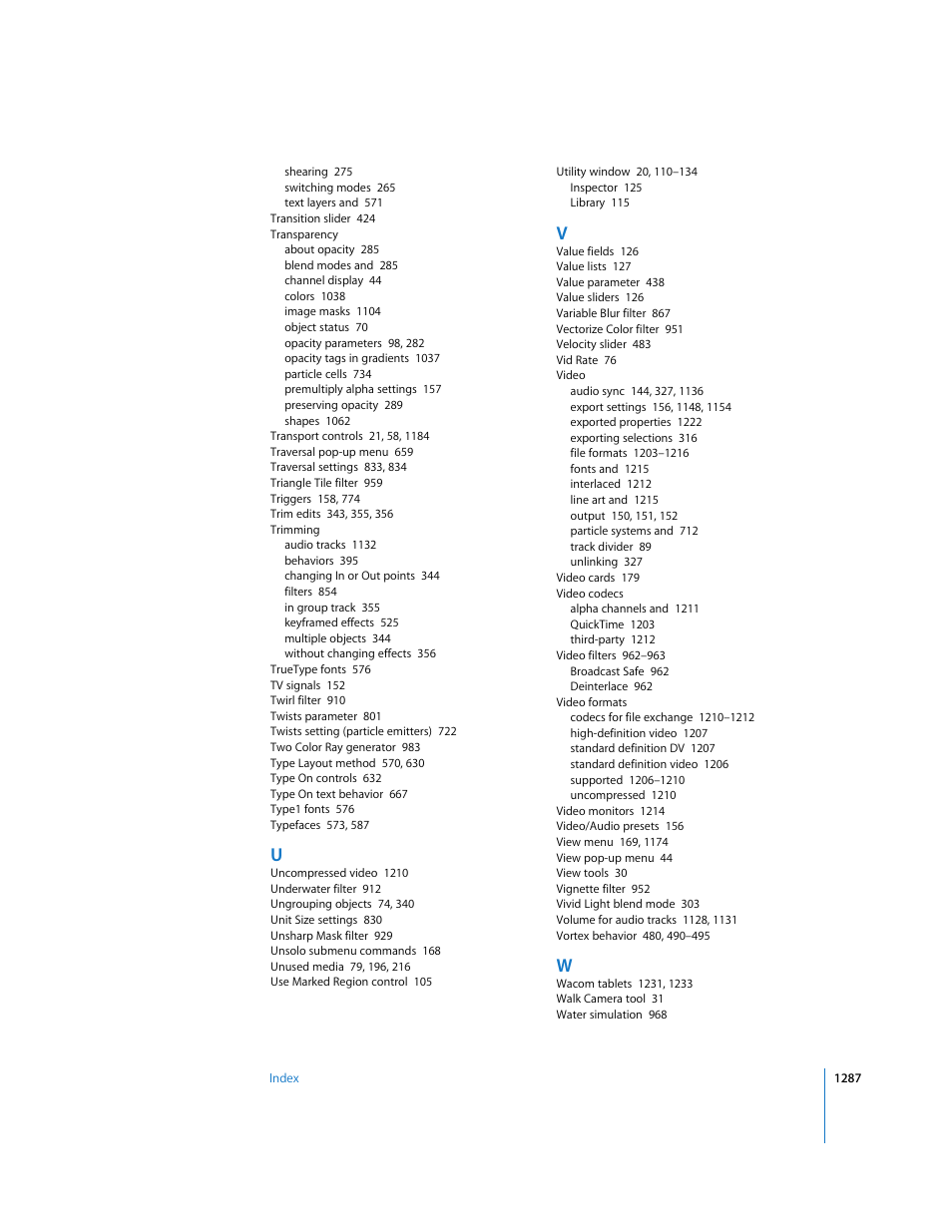 Apple Motion 3 User Manual | Page 1287 / 1288