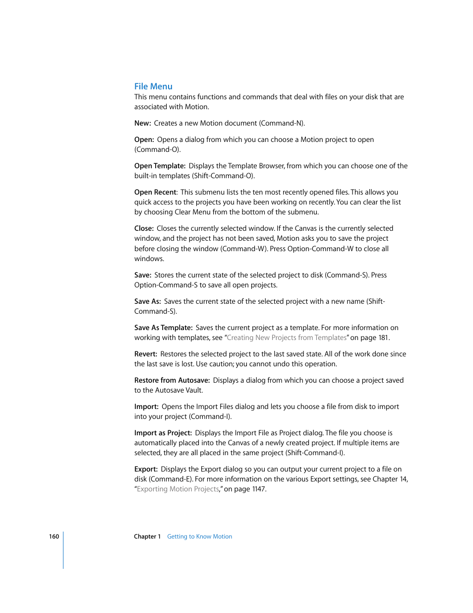 File menu | Apple Motion 3 User Manual | Page 160 / 1288
