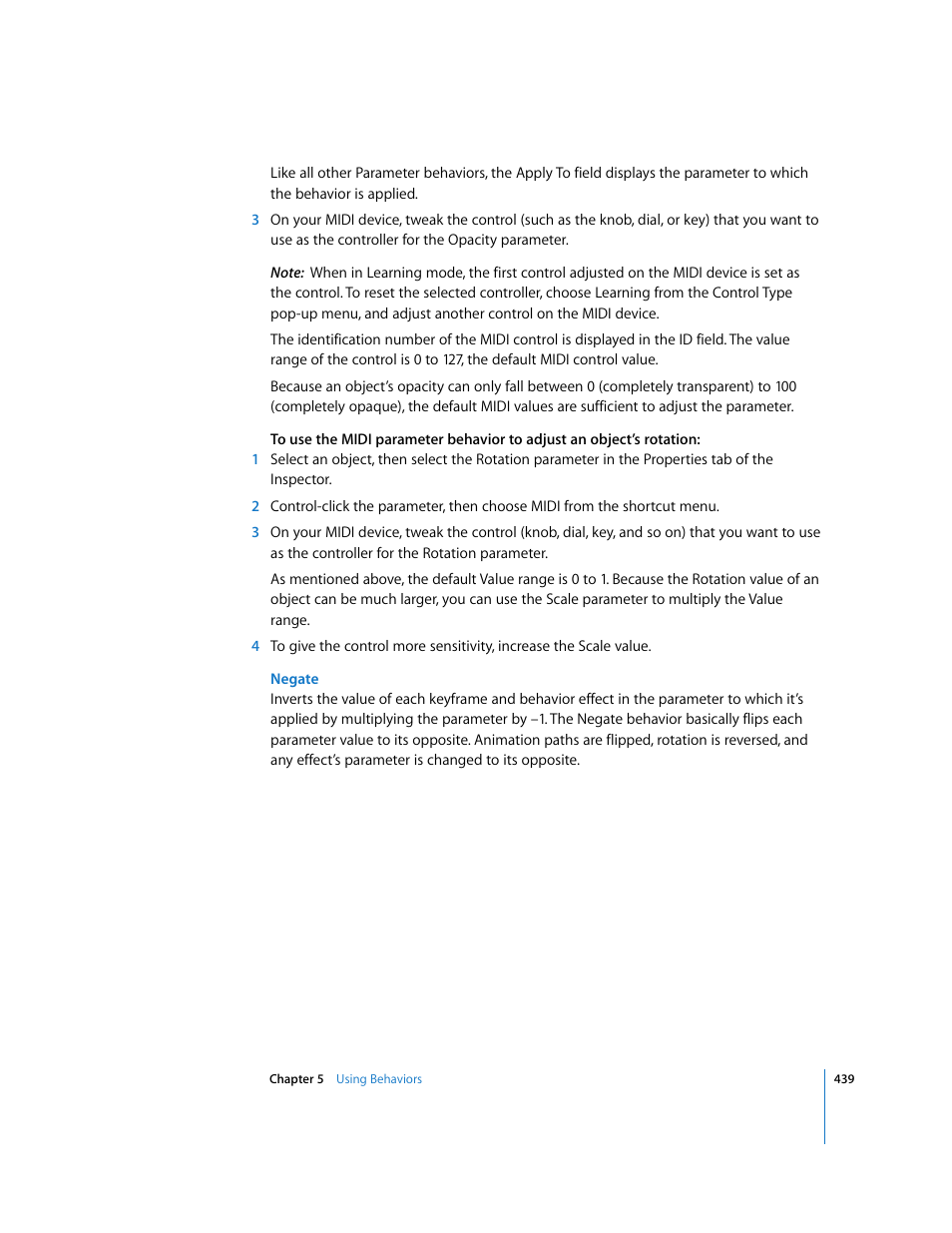 Negate | Apple Motion 3 User Manual | Page 439 / 1288