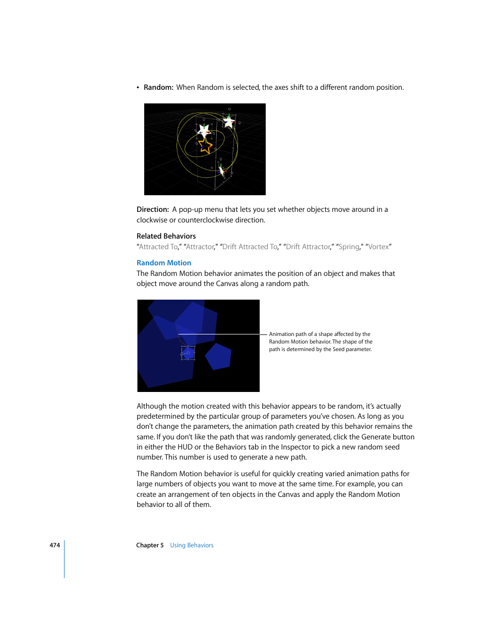 Random motion | Apple Motion 3 User Manual | Page 474 / 1288