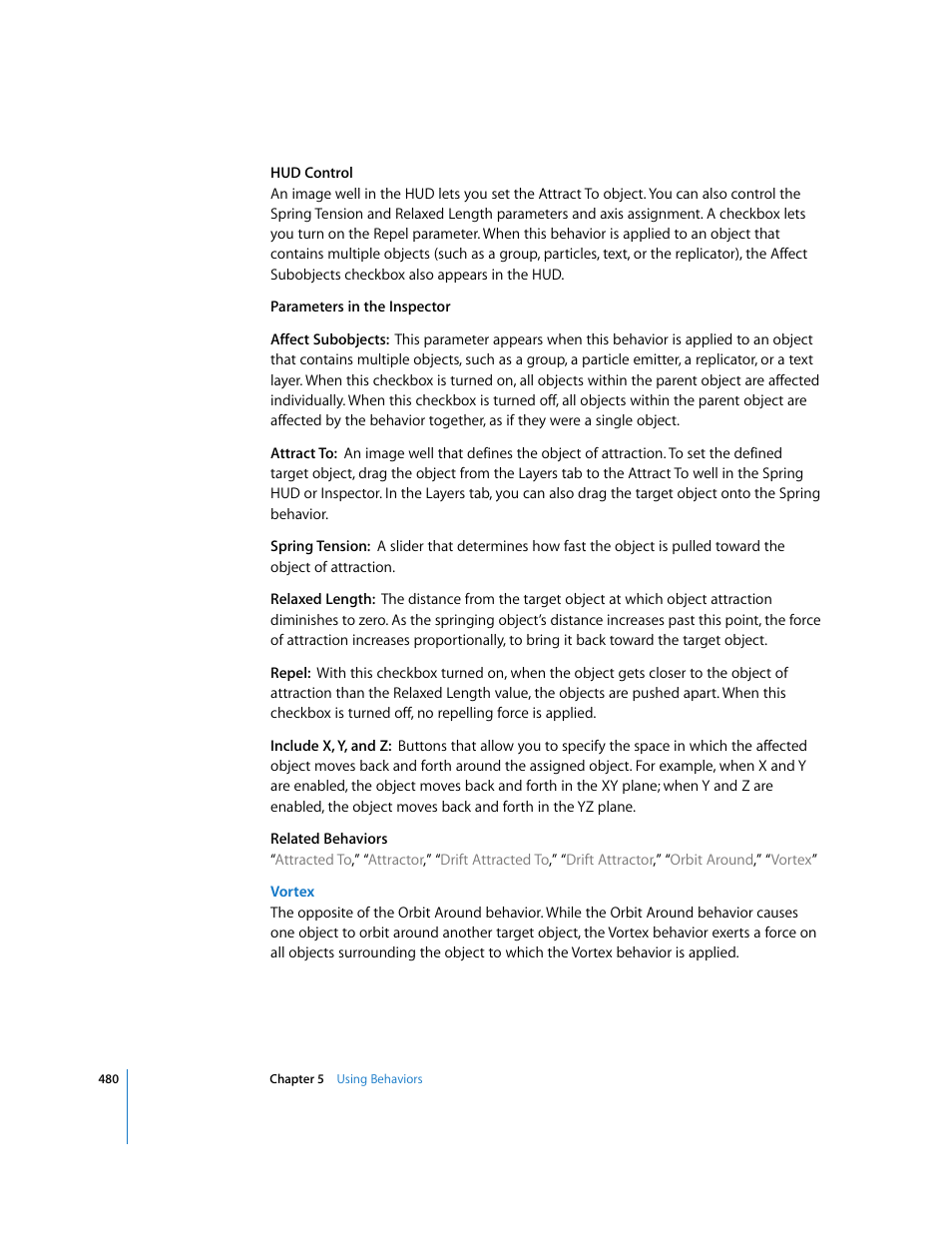 Vortex | Apple Motion 3 User Manual | Page 480 / 1288