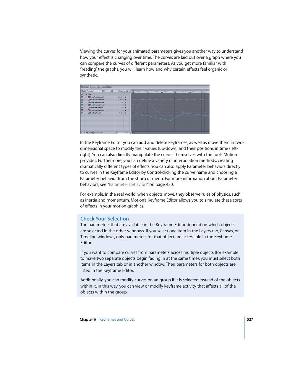 Check your selection | Apple Motion 3 User Manual | Page 527 / 1288