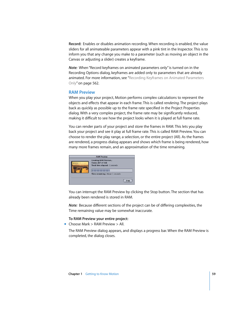 Ram preview | Apple Motion 3 User Manual | Page 59 / 1288