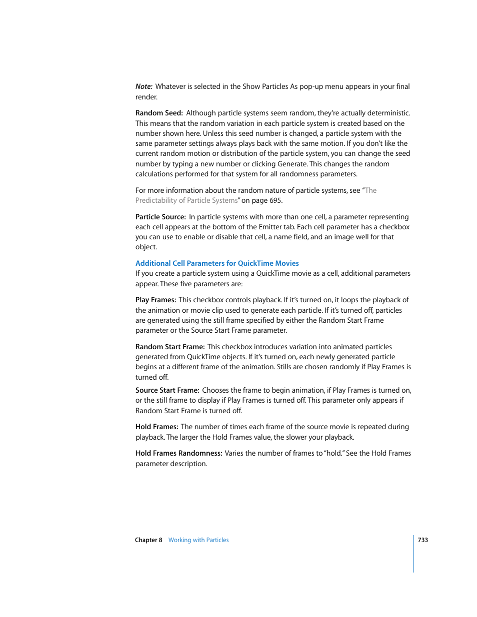 Additional cell parameters for quicktime movies | Apple Motion 3 User Manual | Page 733 / 1288