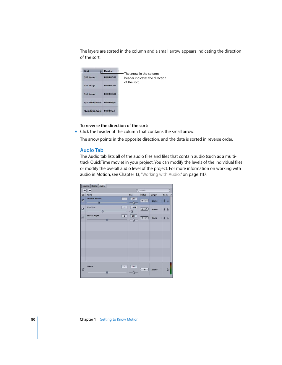 Audio tab | Apple Motion 3 User Manual | Page 80 / 1288