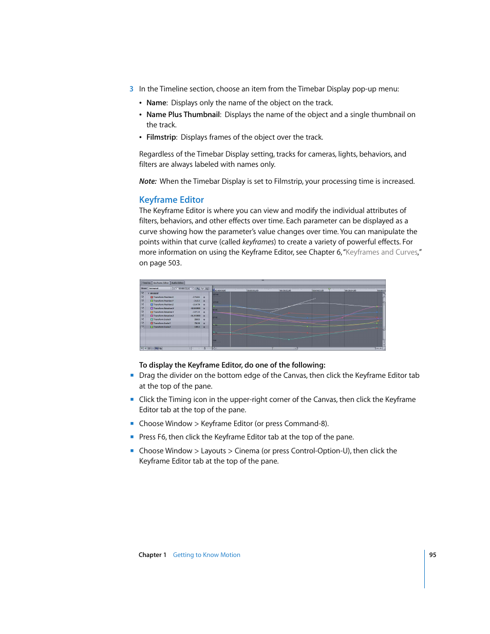 Keyframe editor | Apple Motion 3 User Manual | Page 95 / 1288