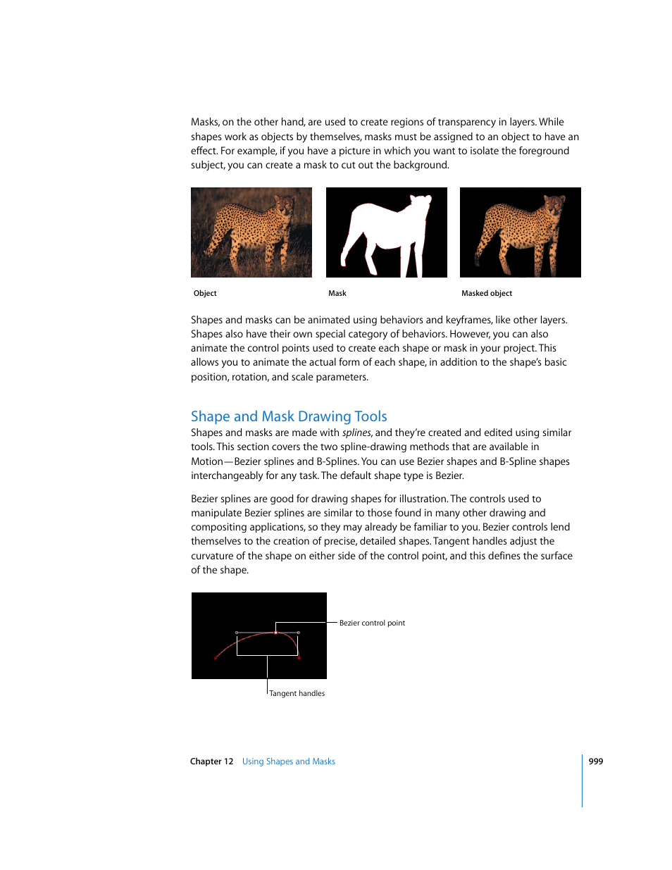 Shape and mask drawing tools | Apple Motion 3 User Manual | Page 999 / 1288