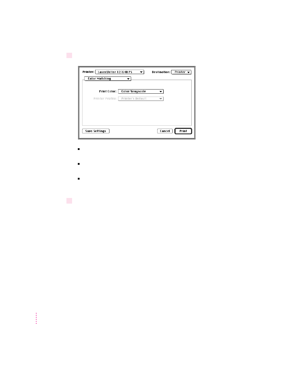 Printing with fineprint or photograde | Apple LaserWriter 12/640 PS User Manual | Page 136 / 354