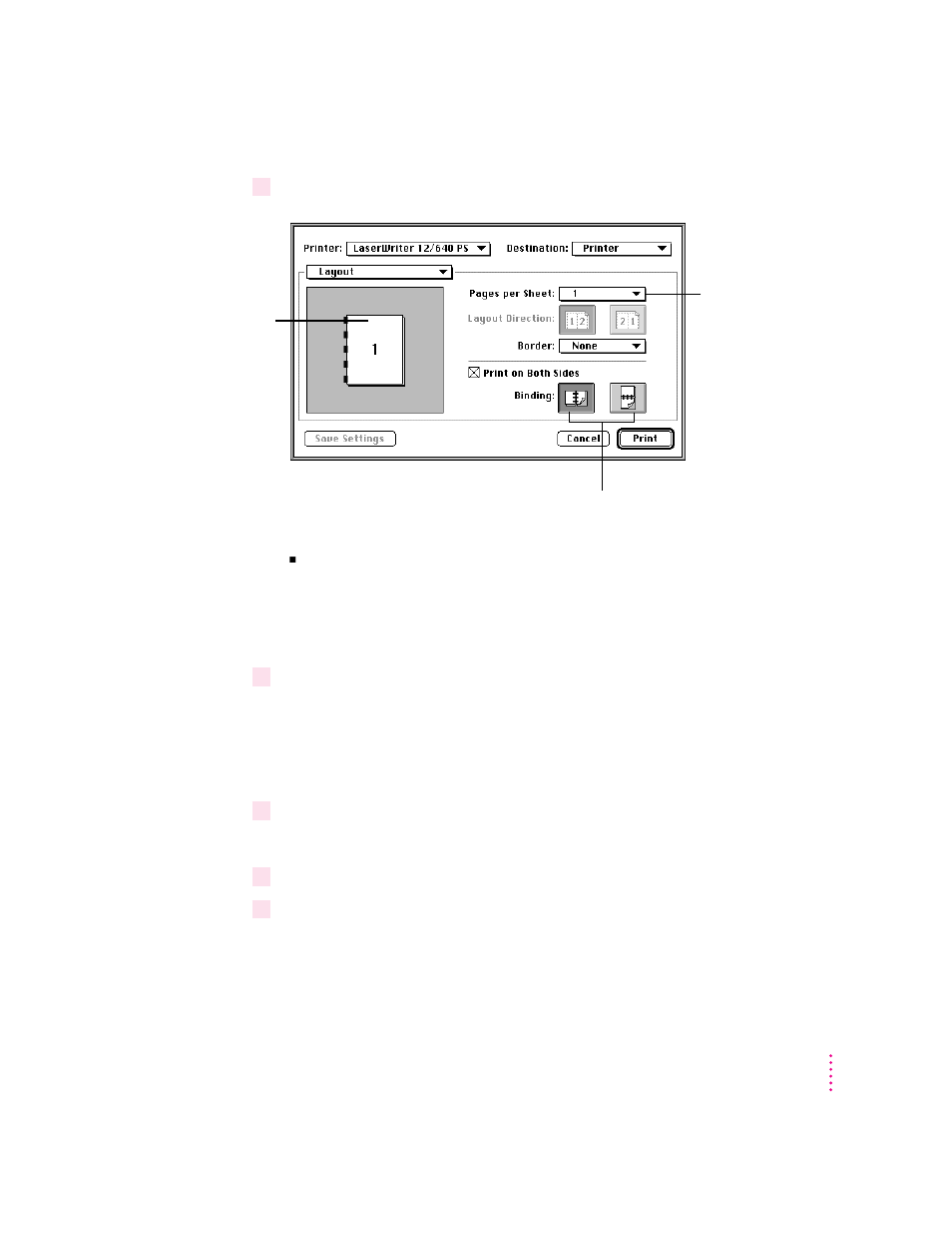 Printing to a file | Apple LaserWriter 12/640 PS User Manual | Page 139 / 354