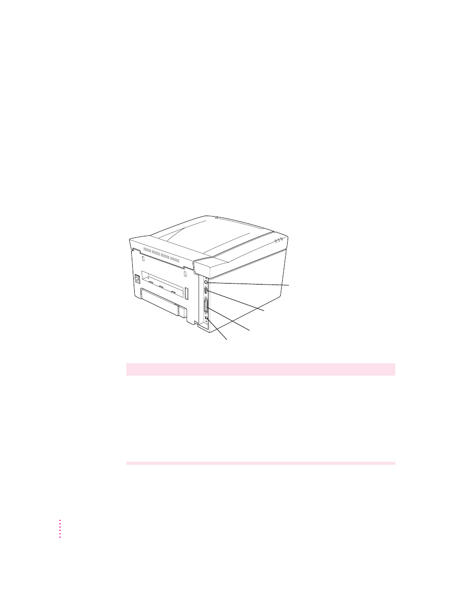 Connecting the printer | Apple LaserWriter 12/640 PS User Manual | Page 16 / 354