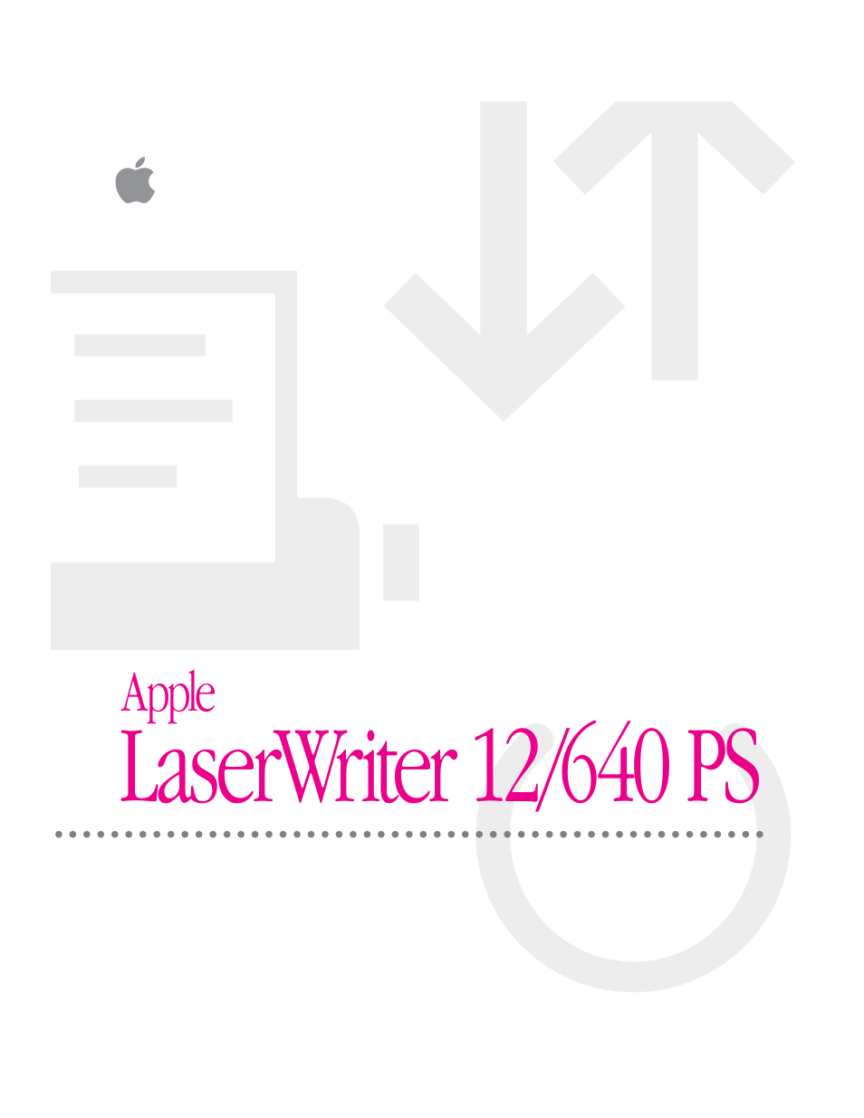 Apple | Apple LaserWriter 12/640 PS User Manual | Page 345 / 354