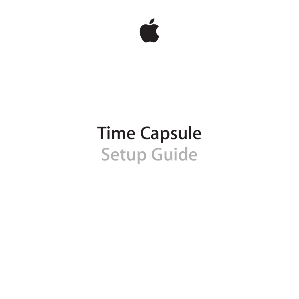 Apple AirPort Time Capsule 802.11n (4th Generation) User Manual | 44 pages