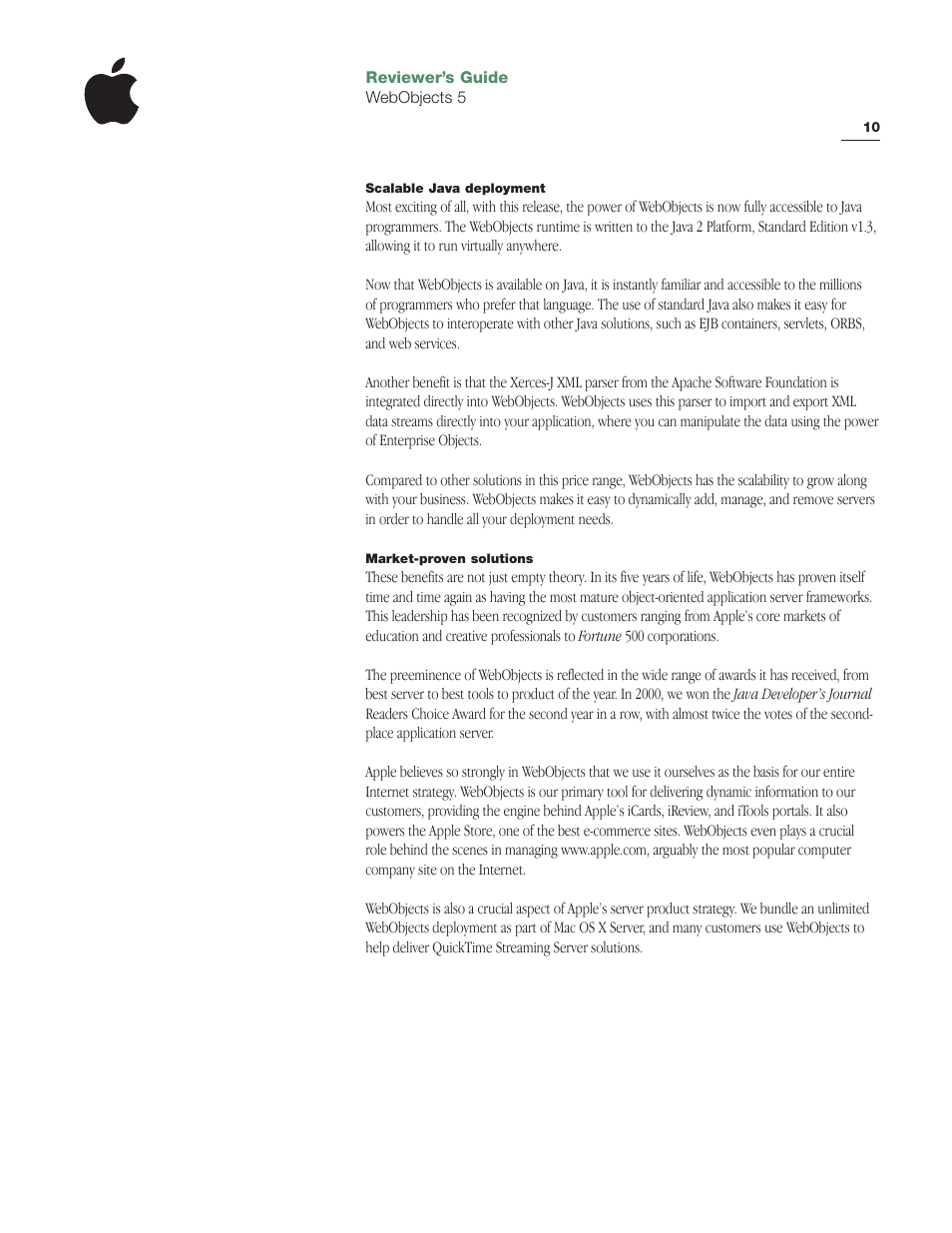 Apple WebObjects 5 User Manual | Page 10 / 16