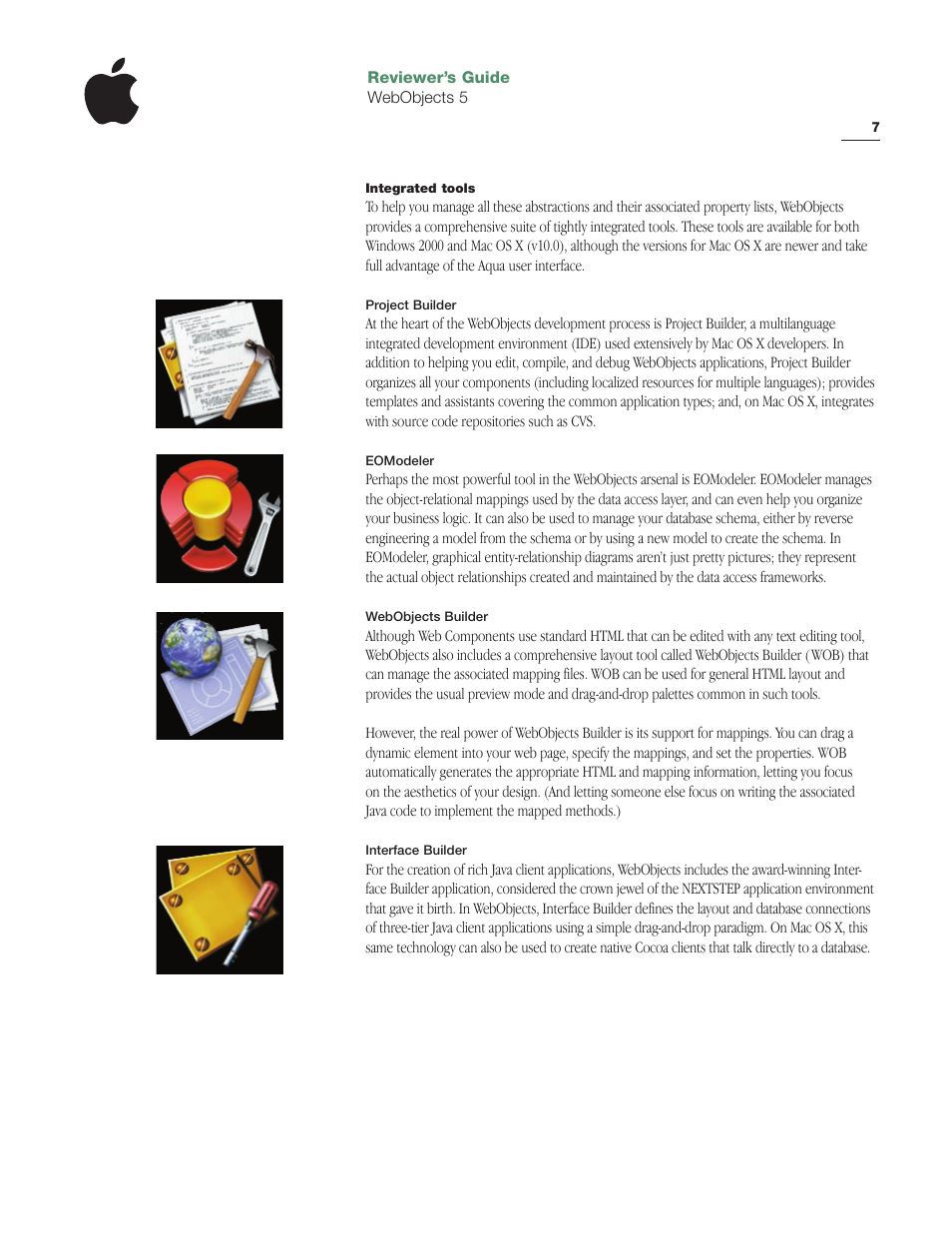 Apple WebObjects 5 User Manual | Page 7 / 16