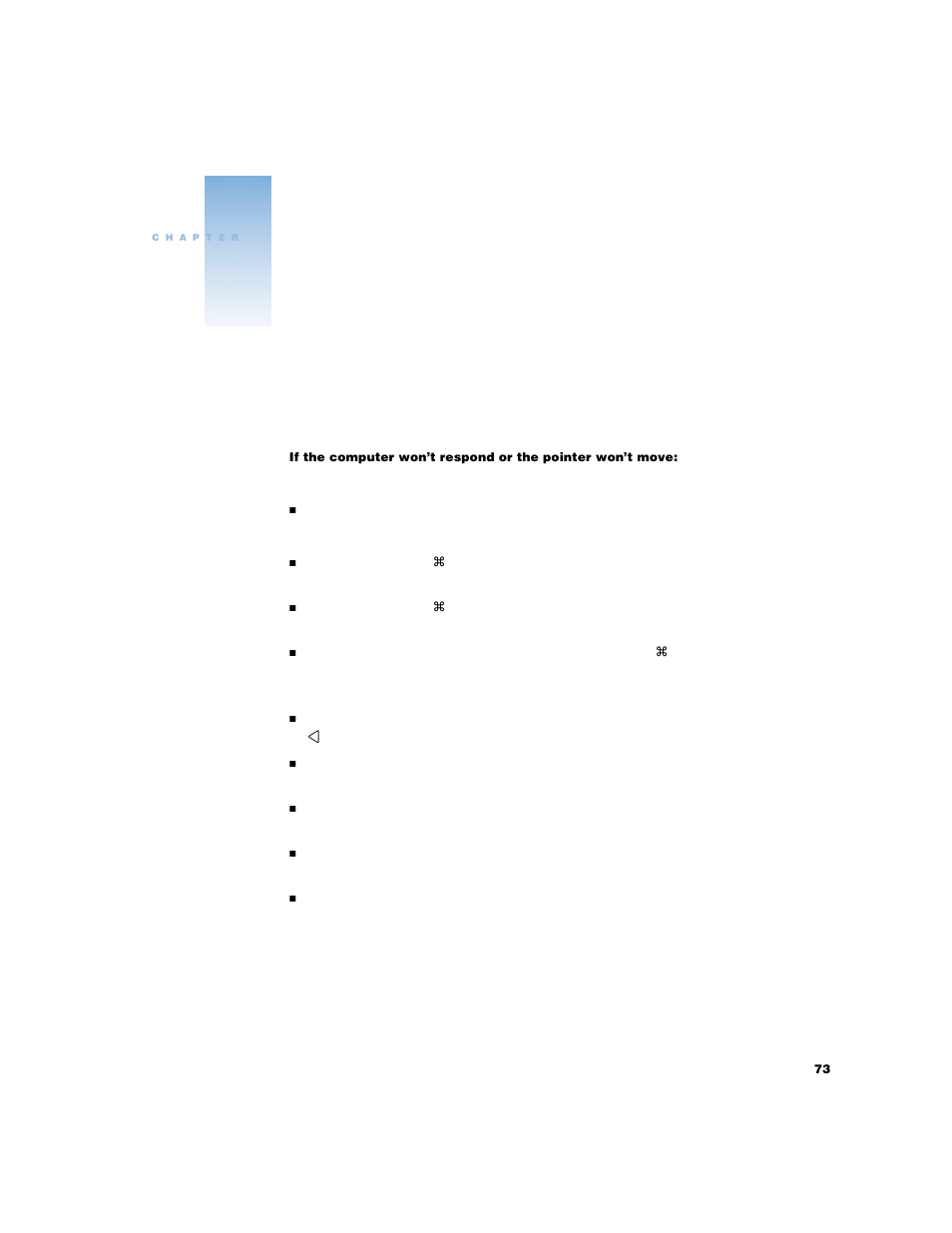 Troubleshooting | Apple Power Mac G4 (Gigabit Ethernet) User Manual | Page 73 / 92