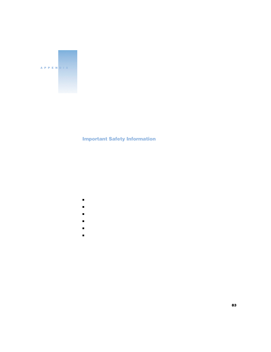 Safety, maintenance, and ergonomics | Apple Power Mac G4 (Gigabit Ethernet) User Manual | Page 83 / 92