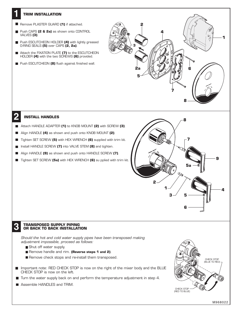 American Standard T010.740 User Manual | Page 2 / 12