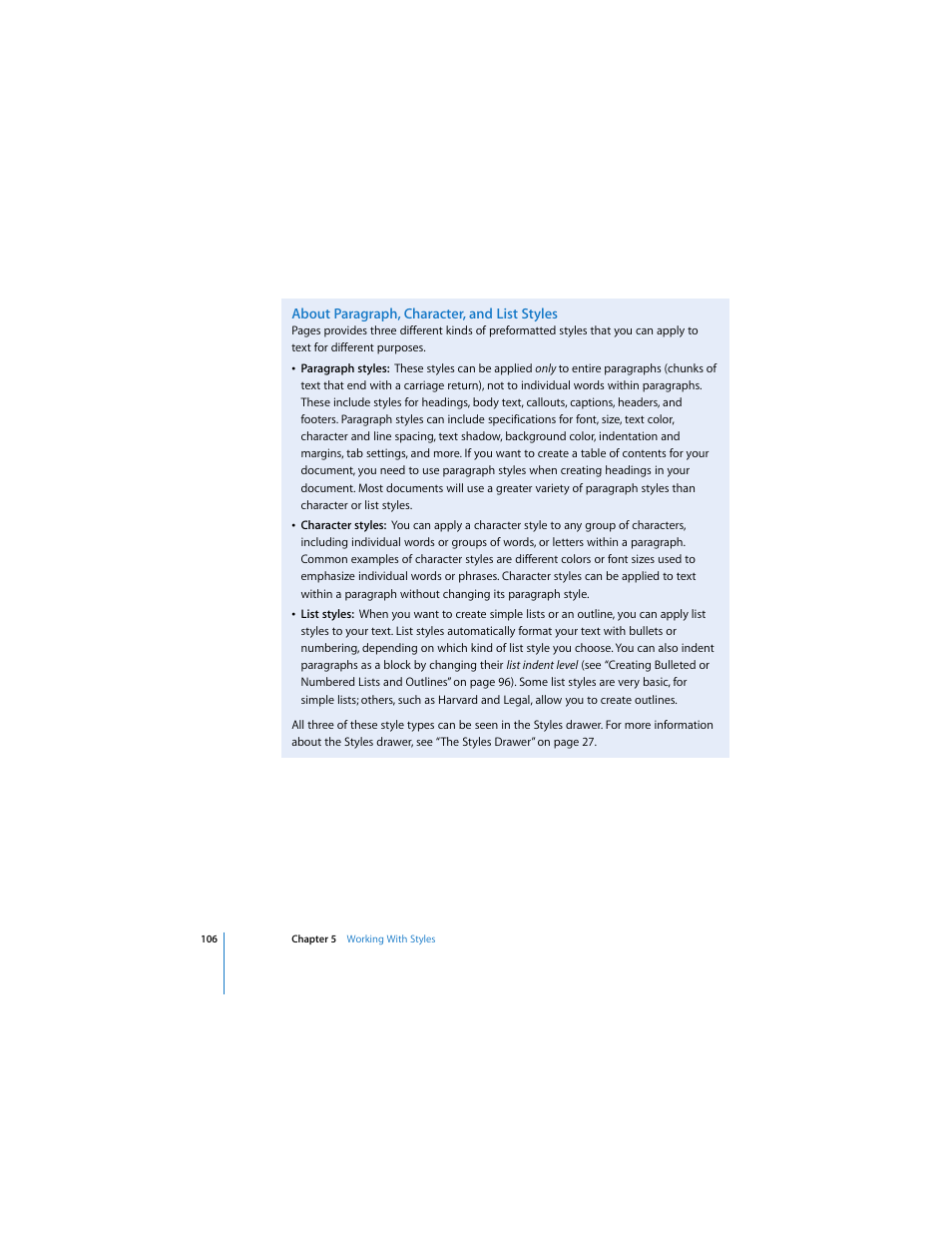 Apple Pages 2 User Manual | Page 106 / 250