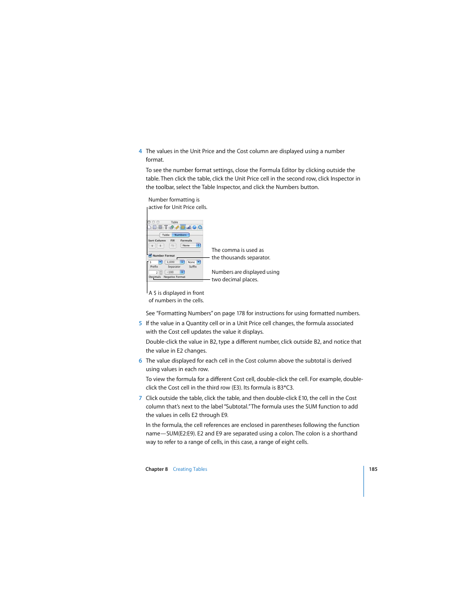 Apple Pages 2 User Manual | Page 185 / 250