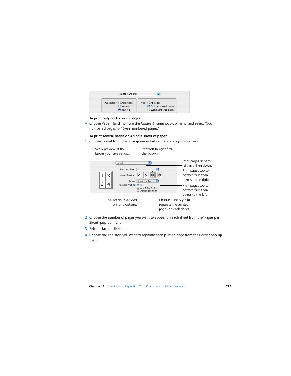 Apple Pages 2 User Manual | Page 229 / 250