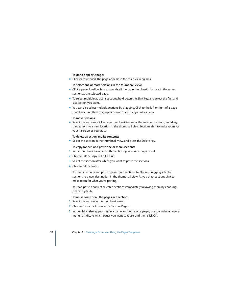 Apple Pages 2 User Manual | Page 50 / 250