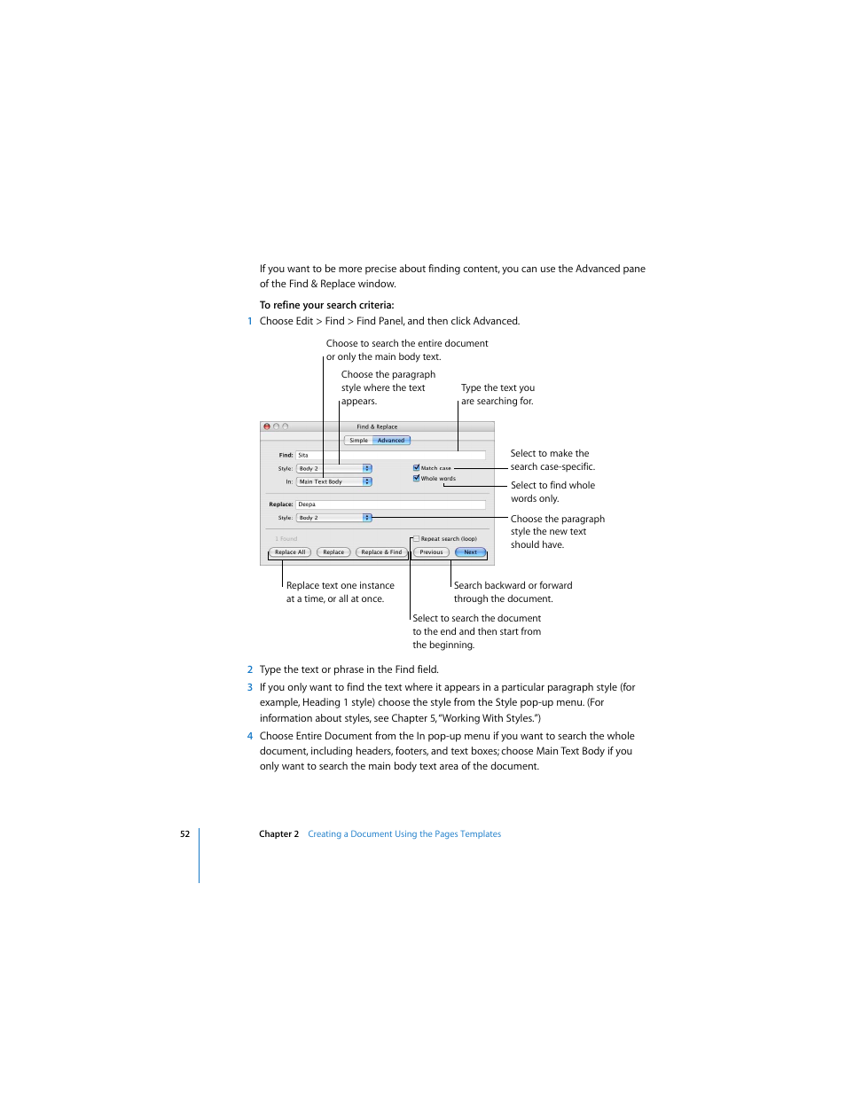 Apple Pages 2 User Manual | Page 52 / 250