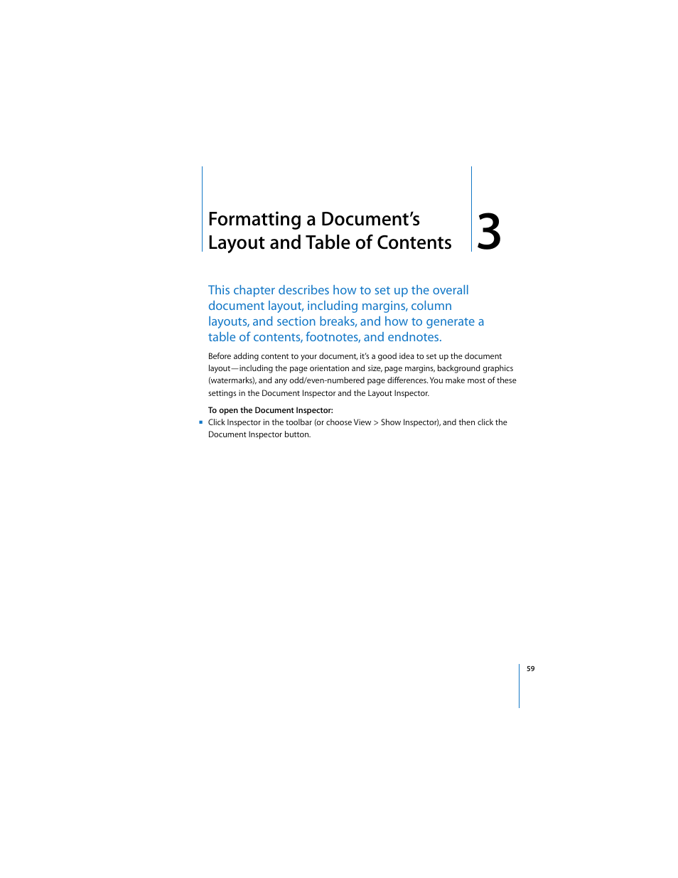 Ssed in chapter 3 | Apple Pages 2 User Manual | Page 59 / 250