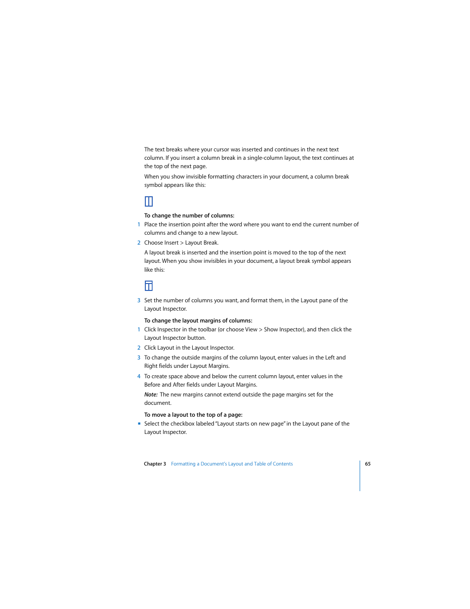 Apple Pages 2 User Manual | Page 65 / 250