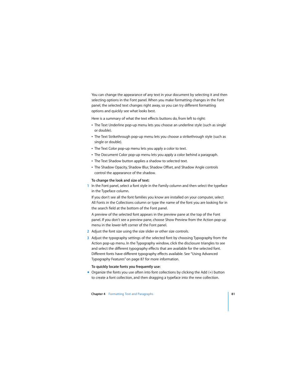 Apple Pages 2 User Manual | Page 81 / 250