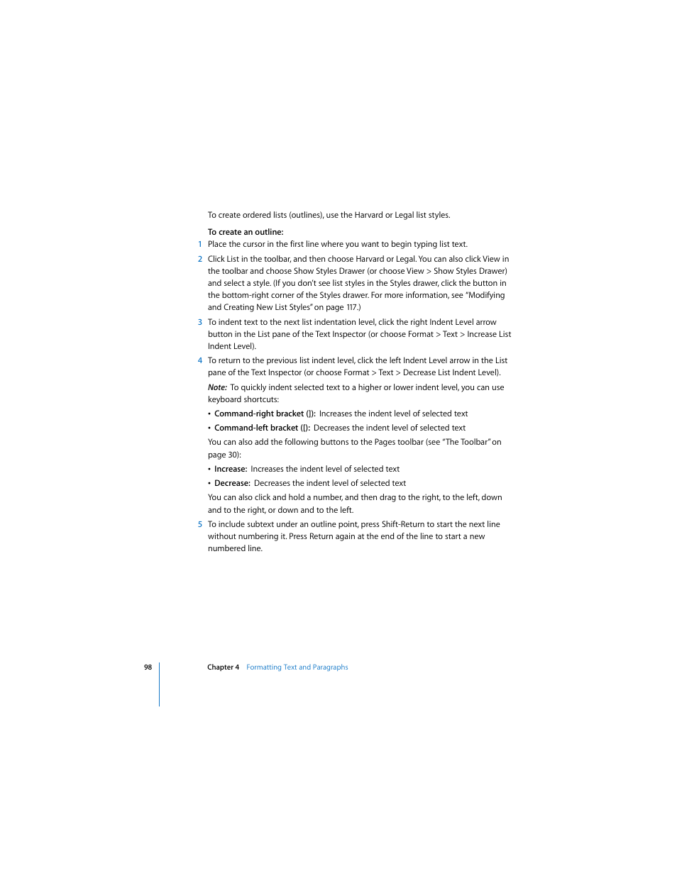 Apple Pages 2 User Manual | Page 98 / 250