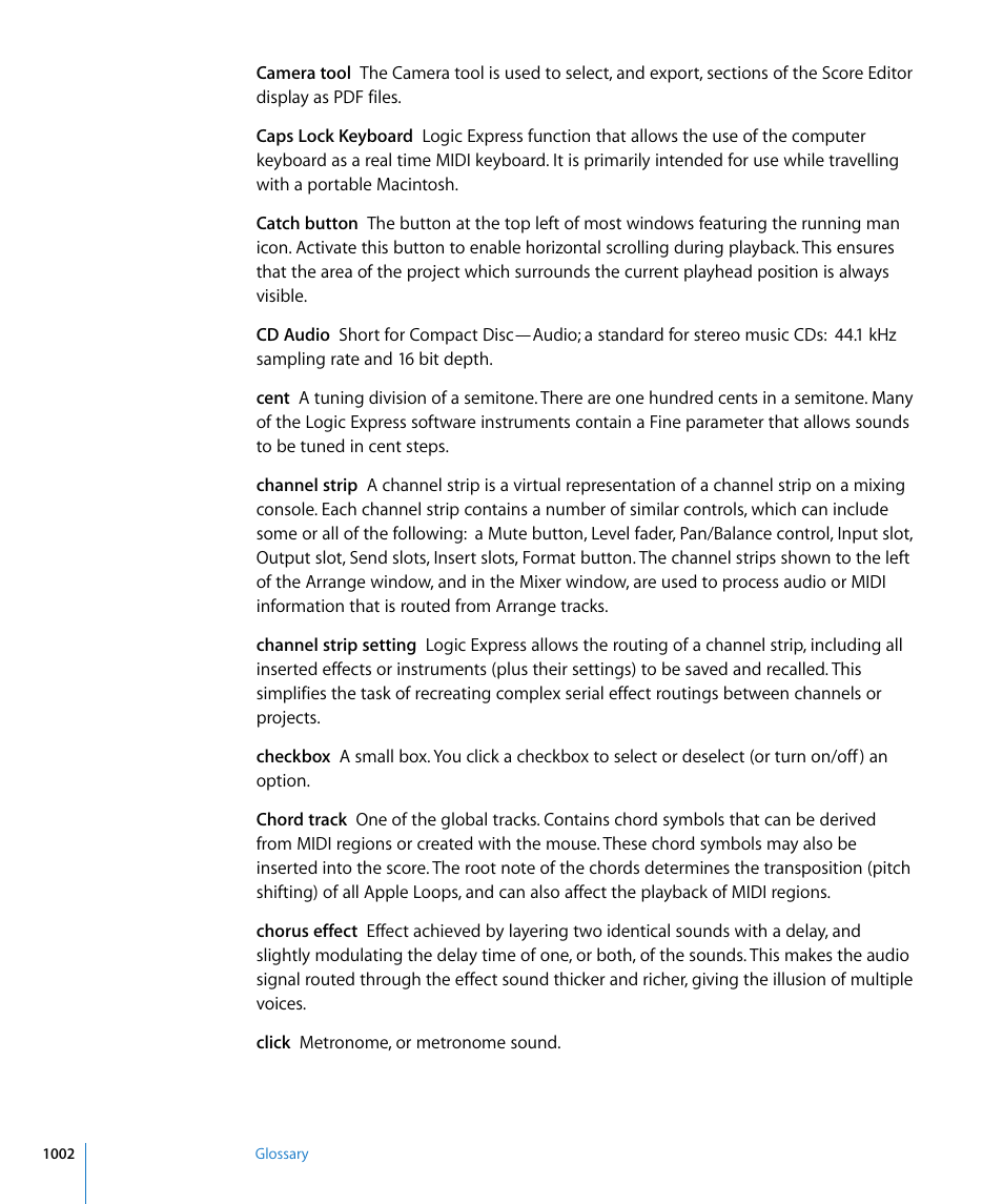Apple Logic Express 8 User Manual | Page 1002 / 1055