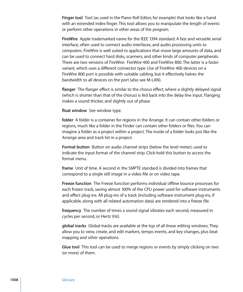 Apple Logic Express 8 User Manual | Page 1008 / 1055