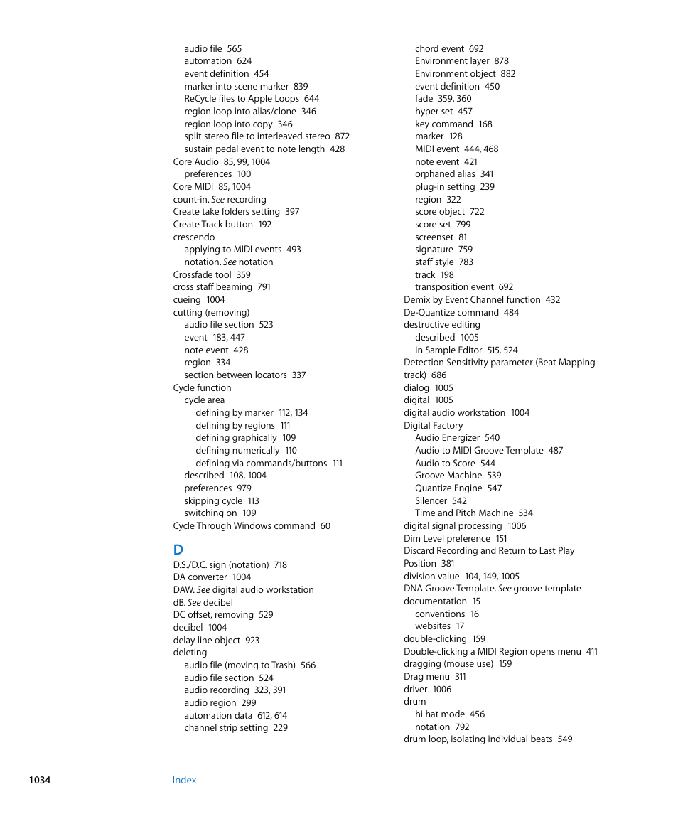 Apple Logic Express 8 User Manual | Page 1034 / 1055