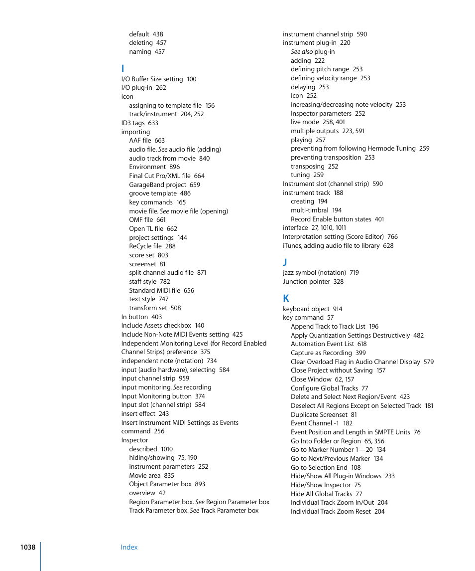 Apple Logic Express 8 User Manual | Page 1038 / 1055