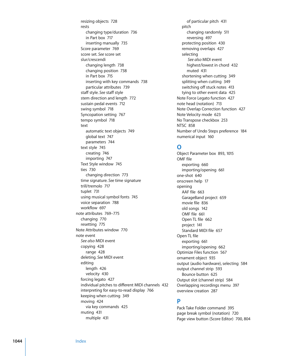 Apple Logic Express 8 User Manual | Page 1044 / 1055