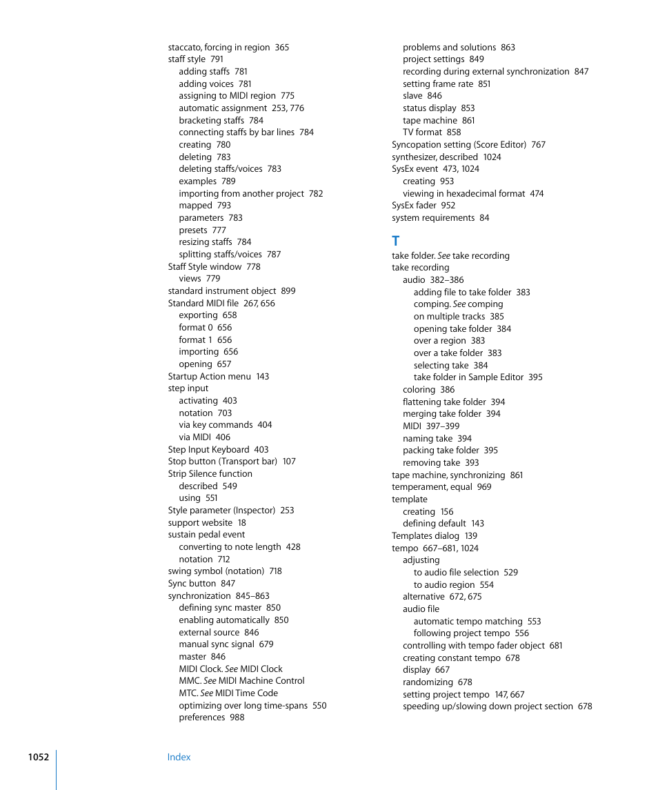 Apple Logic Express 8 User Manual | Page 1052 / 1055
