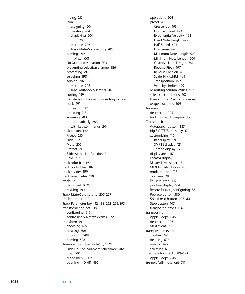 Apple Logic Express 8 User Manual | Page 1054 / 1055