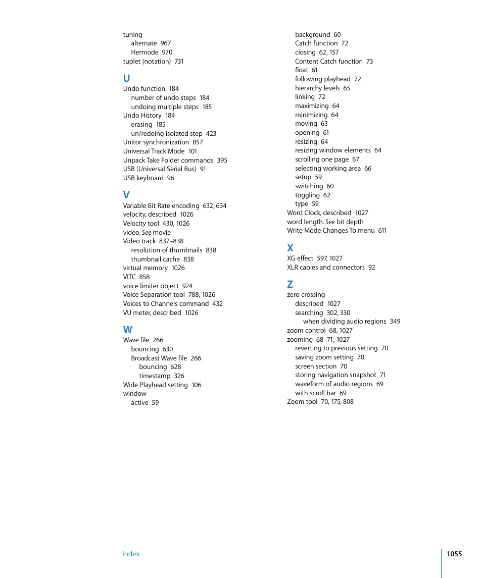 Apple Logic Express 8 User Manual | Page 1055 / 1055