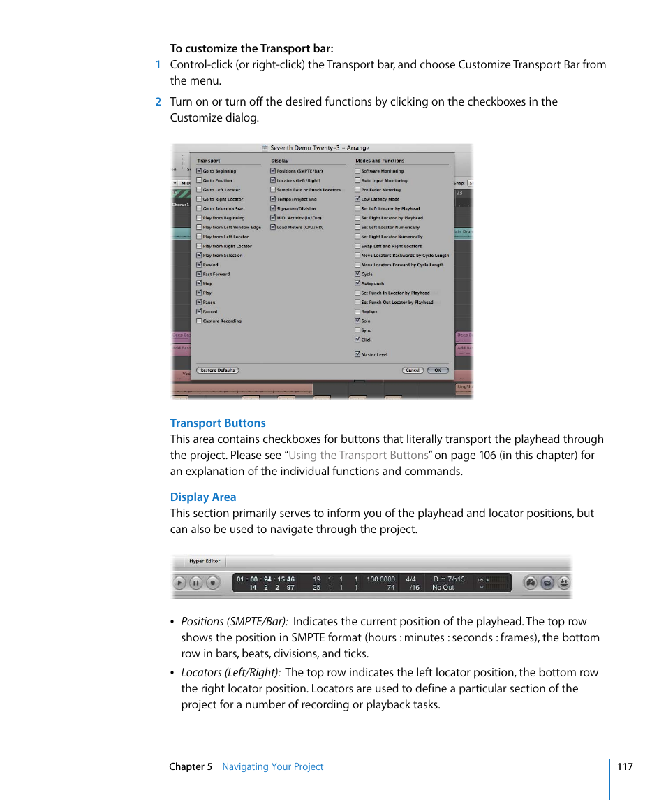 Apple Logic Express 8 User Manual | Page 117 / 1055