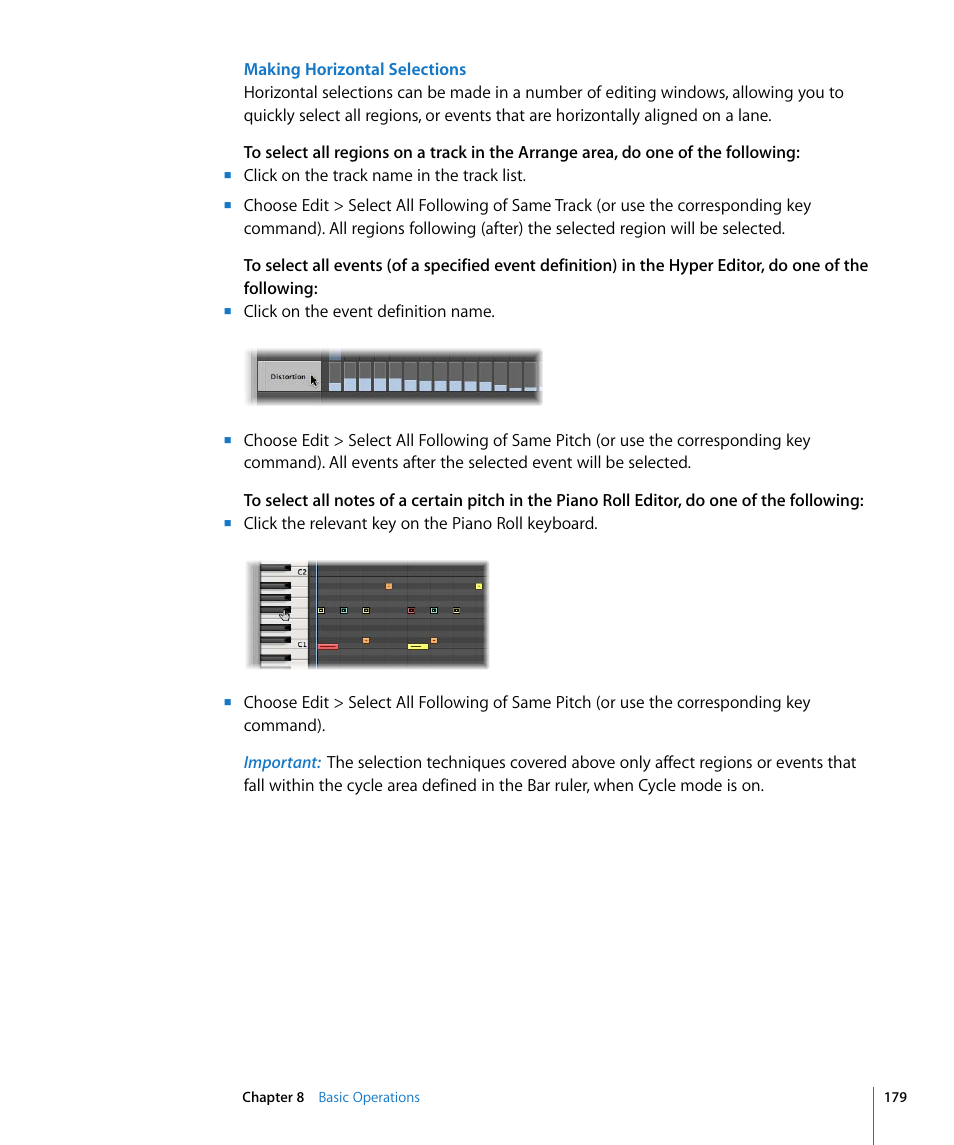 Apple Logic Express 8 User Manual | Page 179 / 1055