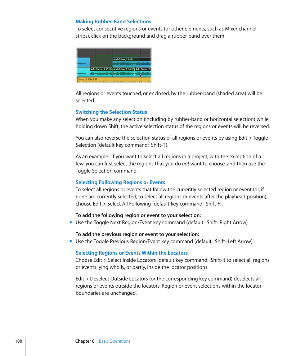 Apple Logic Express 8 User Manual | Page 180 / 1055