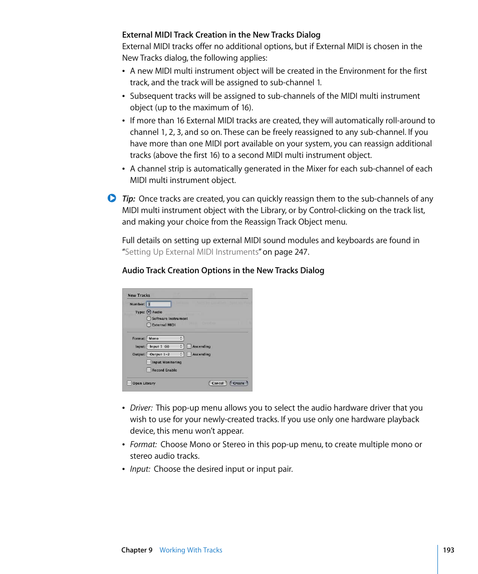Apple Logic Express 8 User Manual | Page 193 / 1055