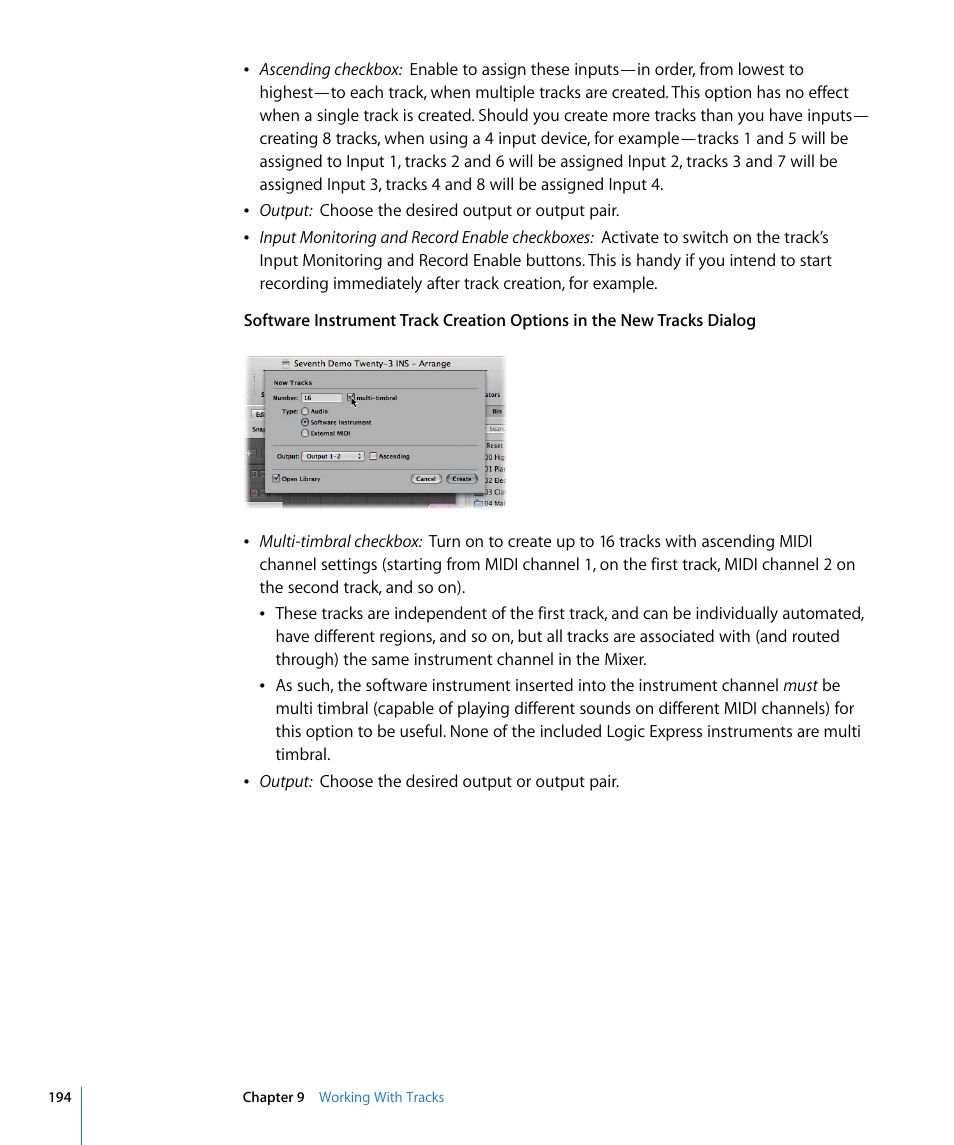 Apple Logic Express 8 User Manual | Page 194 / 1055