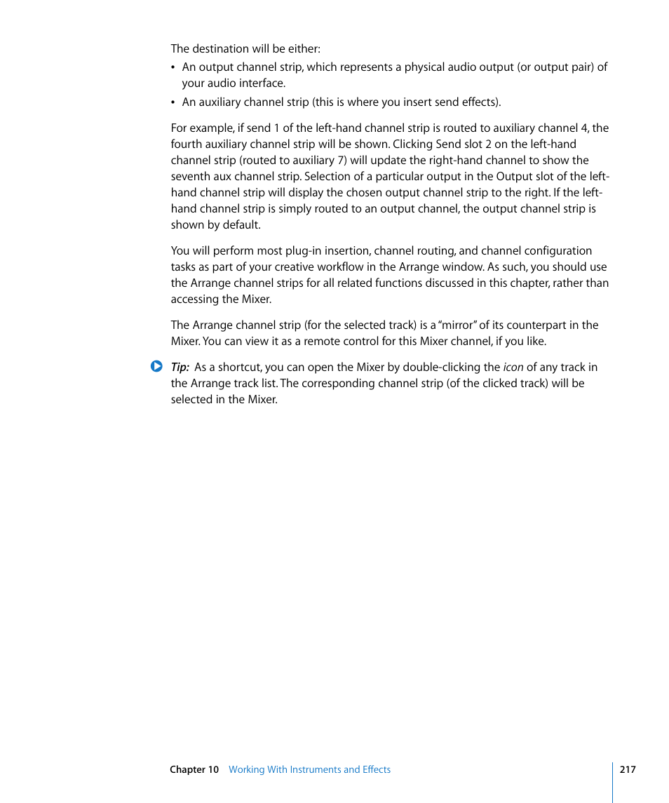 Apple Logic Express 8 User Manual | Page 217 / 1055