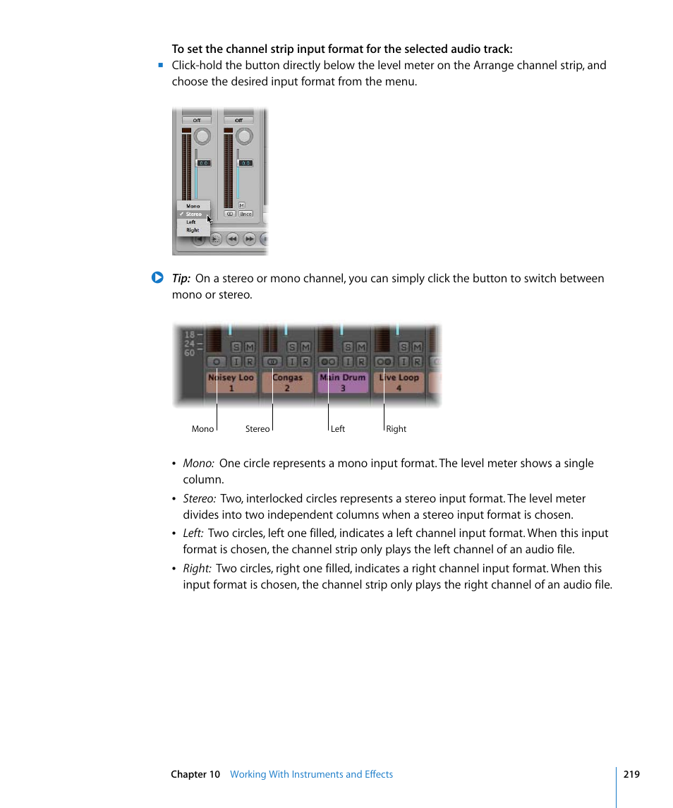 Apple Logic Express 8 User Manual | Page 219 / 1055