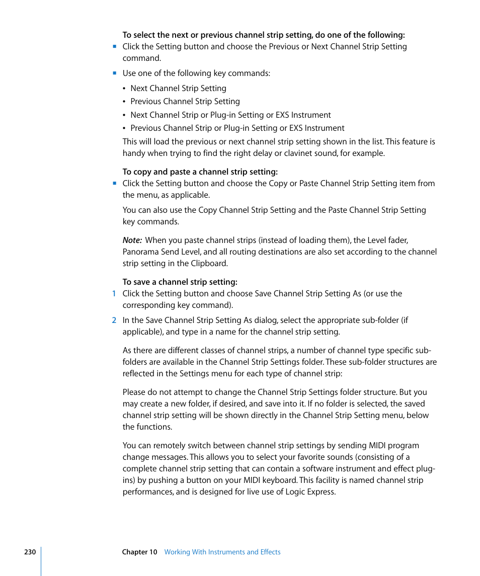 Apple Logic Express 8 User Manual | Page 230 / 1055